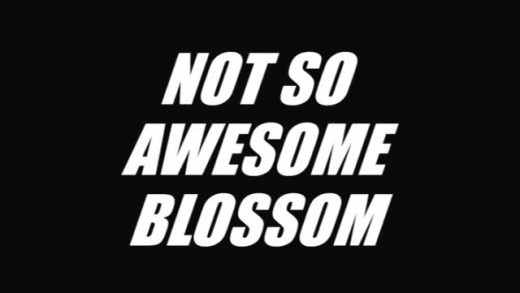 Not So Awesome Blossom